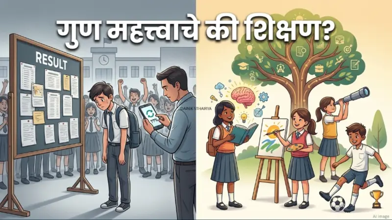 आकड्यांच्या पलीकडचा आत्मविश्वासाचा आरसा: गुणांच्या चौकटीबाहेर उभा राहणारा खरा विद्यार्थी!