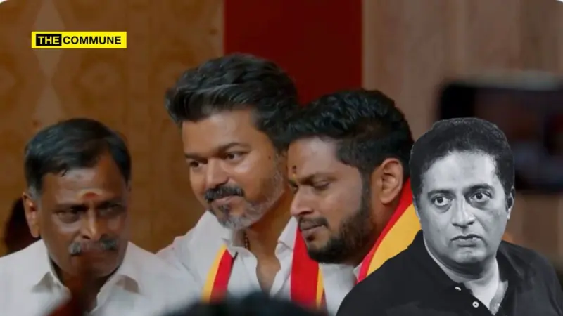 'How Can A Driver's Son Become MLA, Overnight?' Radical Leftist DMK Stooge Prakash Raj's Questions TVK Vijay's Candidate Selection, Faces Backlash For His Elitist Attitude