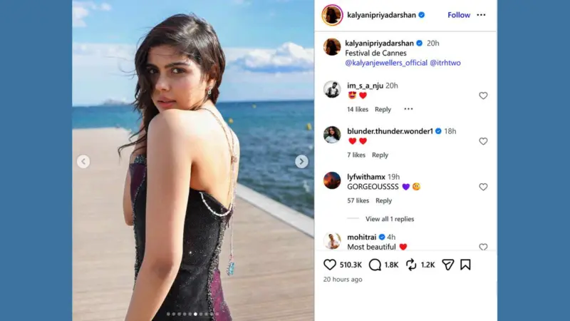 Like Kalyani Priyadarshan's Stylish Cannes Debut? VOTE