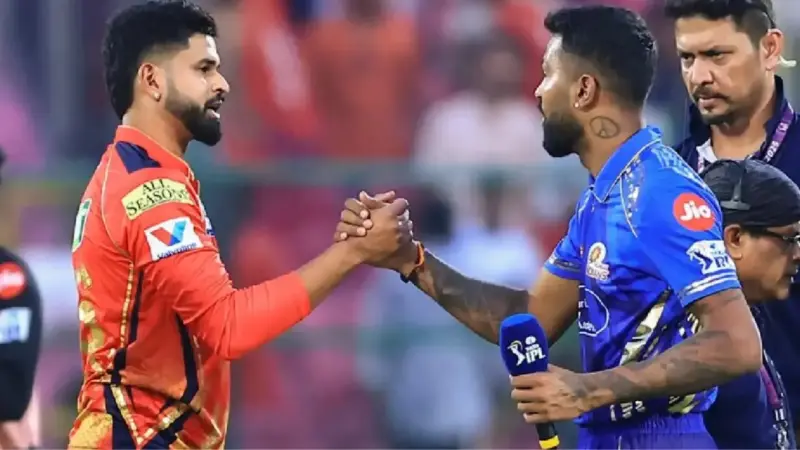 MI vs PBKS IPL Head to Head Records and Stats - IPL 2026