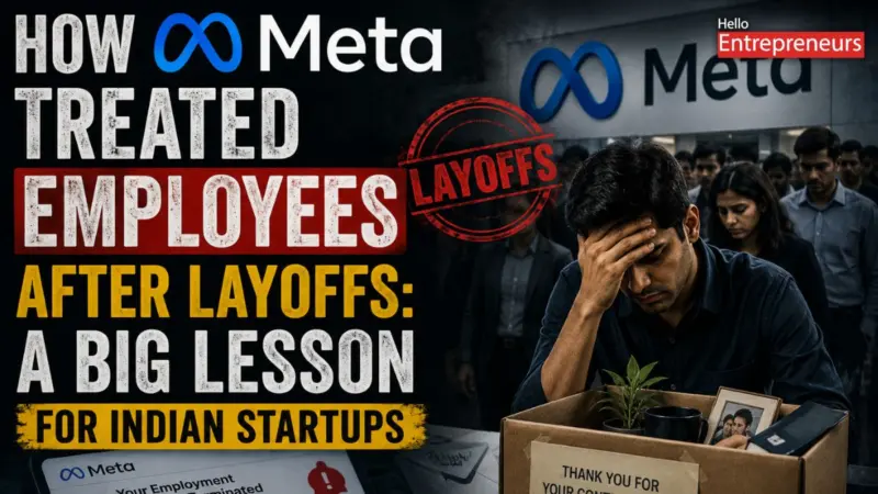 How Meta treated employees after layoffs a big lesson for Indian startups
