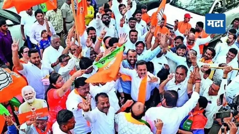 Nashik BJP: बंगालच्या विजयाचा भाजपकडून नाशकात जल्लोष; मंत्री गिरीश महाजनांसह भाजप कार्यकर्त्यांनी धरला ठेका