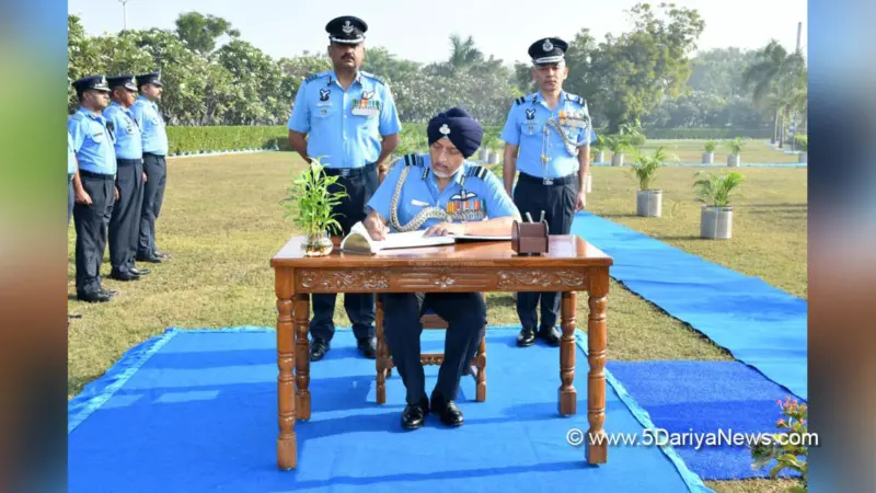 Air Marshal Tejinder Singh Takes Over As Air Officer Commanding-In-Chief South Western Air Command, Indian Air Force