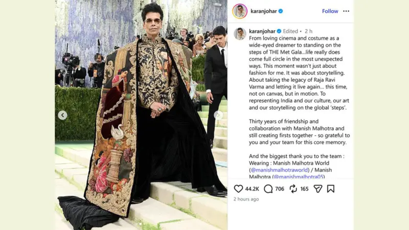 Like Karan Johar's Met Gala Outfit? VOTE!