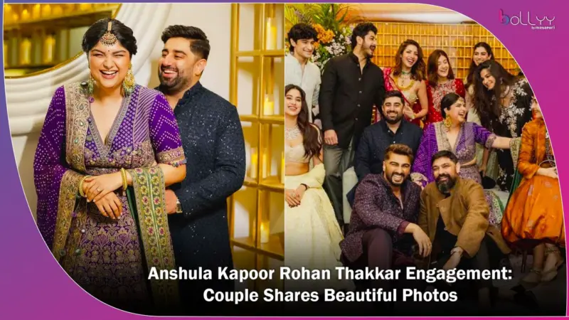 Anshula Kapoor Rohan Thakkar Engagement: Couple Shares Beautiful Photos