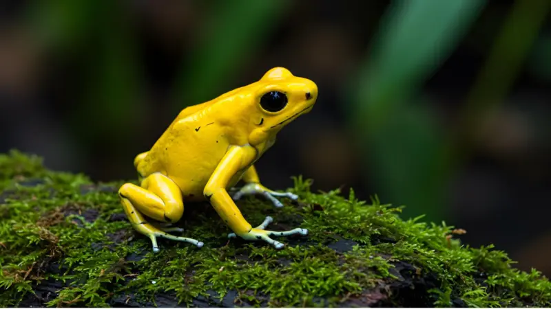Why This Bright Yellow Frog Is One Of The World's Most Toxic Animals