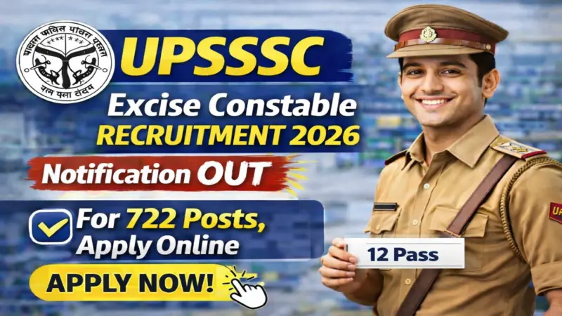 UPSSSC Excise Constable Recruitment 2026