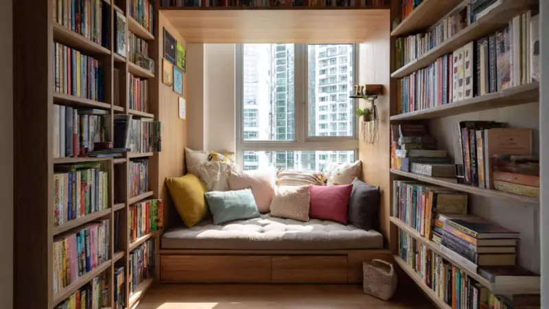 Creative Ways To Design A Personal Reading Nook In A Small Flat Without Compromising Space
