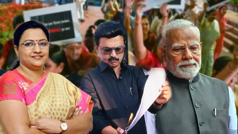 Women's reservation being held hostage by Centre: DMK's Kanimozhi Somu