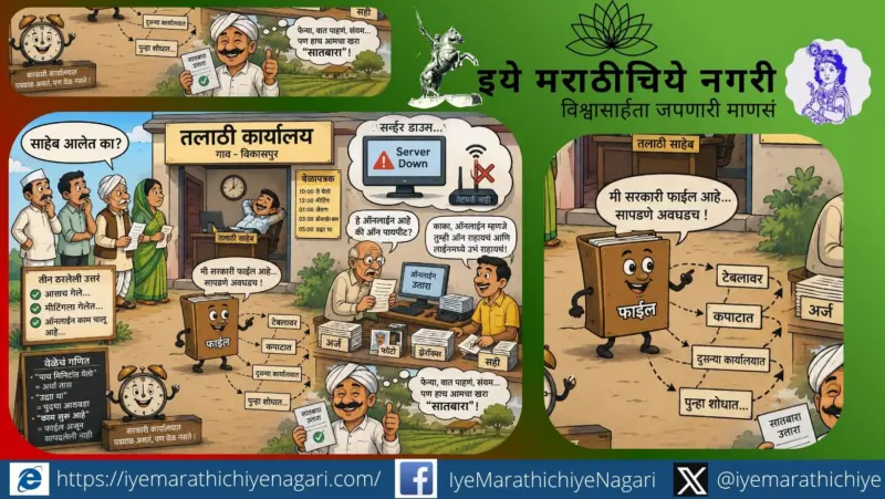 सरकारी सातबारा : एक प्रशासकीय धमालफेक !