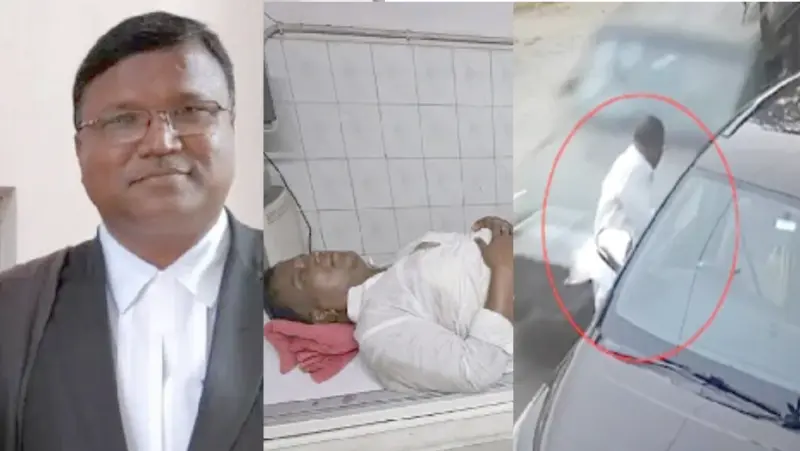 قتل ایسا کہ حادثہ نظر آئے ' شہر میں سینئر و کیل خواجہ معز الدین کو گاڑی سے اڑا دیا گیا