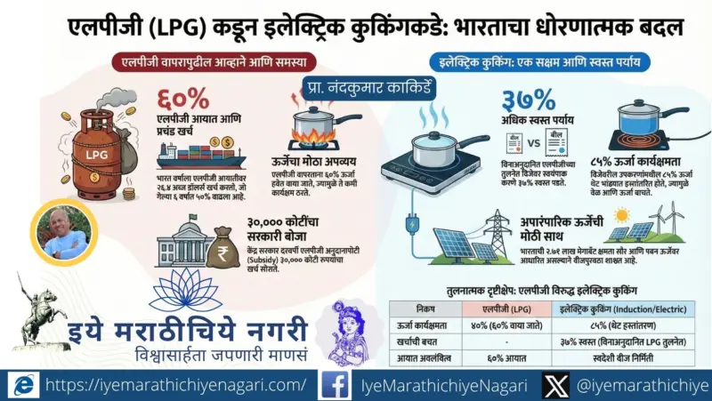 स्वयंपाकघरांचे इंधन धोरण बदलण्याची गरज !