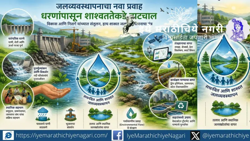 जलव्यवस्थापनाचा नवा प्रवाह : धरणांपासून शाश्वततेकडे वाटचाल