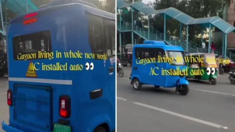 "இனி ஆட்டோ பயணமும் குளு குளு தான்!". எலக்ட்ரிக் ஆட்டோவில் ஏசி மாட்டி அசத்திய ஓட்டுநர். வைரலாகும் வீடியோ.!!
