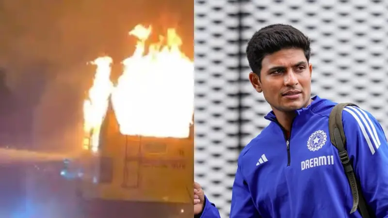 ಐಪಿಎಲ್‌ ಫೈನಲ್‌ ಸೋಲಿನ ಬಳಿಕ ಬಸ್‌ನ ಬೆಂಕಿ ಅವಘಡದಲ್ಲಿ ಸಿಲುಕಿ ಒದ್ದಾಡಿದ GT