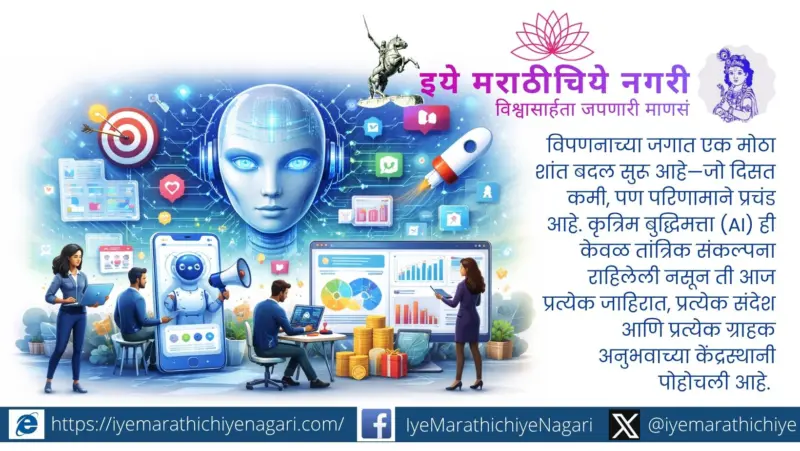 जाहिरातींपासून अल्गोरिदमपर्यंत: AIमुळे बदललेले मार्केटिंग विश्व