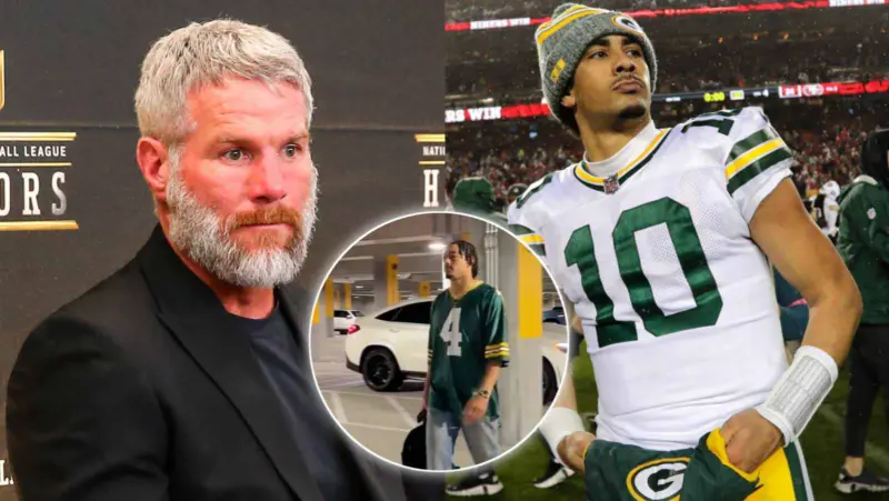 'Heartwarming' Jordan Love shows up in Brett Favre's jersey for Vikings game after the Packers legend announced he was diagnosed with Parkinson's disease