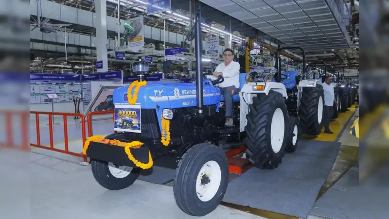 CNH India Achieves Historic 8 Lakh Tractor Rollout in Greater Noida