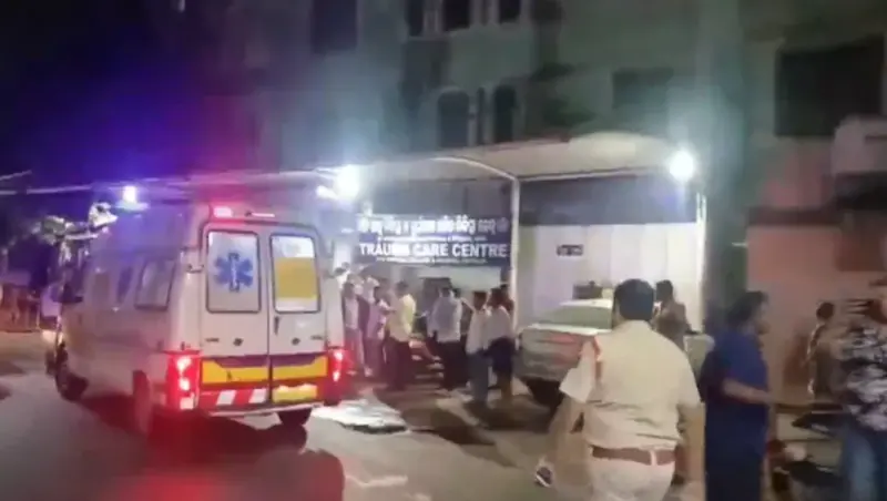 Fire in ICU at SCB medical college hospital in Cuttack kills 10 patients