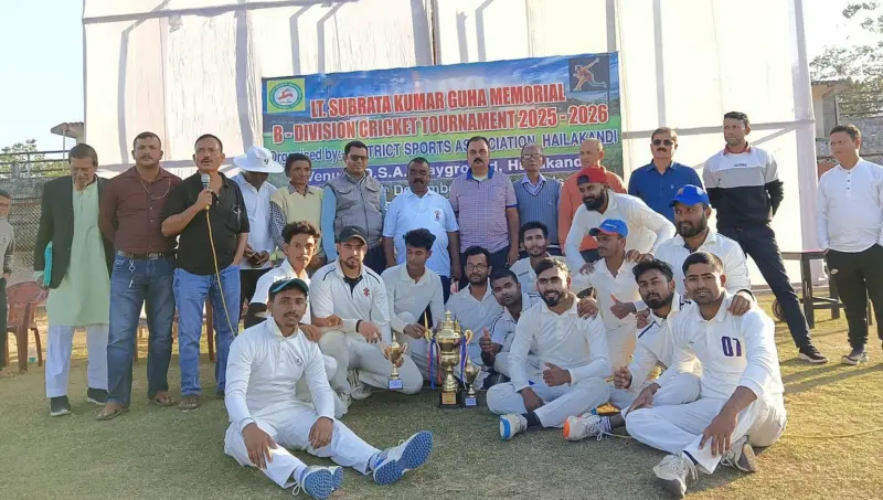 Blue Panther Clinch Subrata Kumar Guha Memorial B Division Cricket Title in Hailakandi