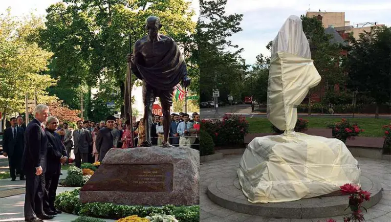 വാഷിംഗ്ടണിലെ മഹാത്മാഗാന്ധി പ്രതിമക്കു നേരെ നടന്ന ആക്രമണത്തില് മാപ്പു പറഞ്ഞ് അമേരിക്ക