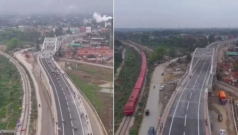NFR Completes 940-Metre Road Over Bridge at Gauripur, Replacing Busy Level Crossing