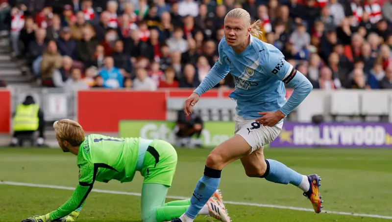 Erling Haaland seals narrow win for Manchester City at Brentford