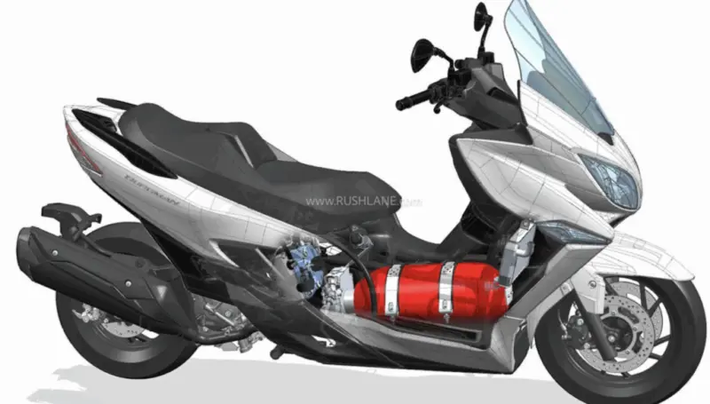Toyota Patents Hydrogen Powered Scooter, Based On Burgman platform