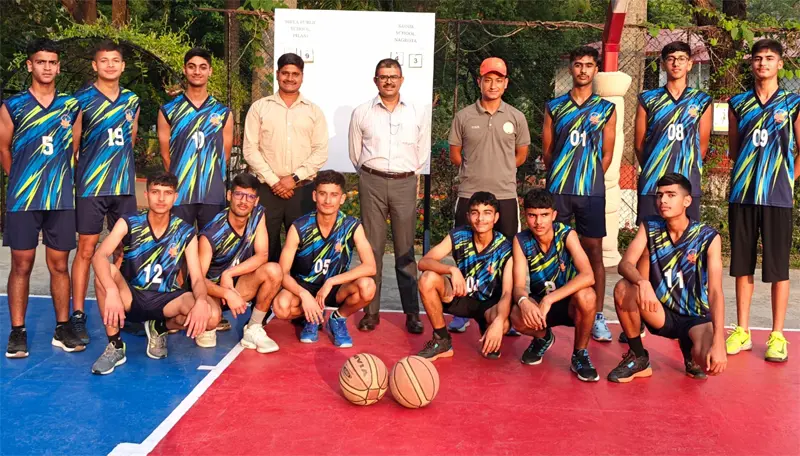 Sainik School Nagrota shines at IPSC Basketball C'ship