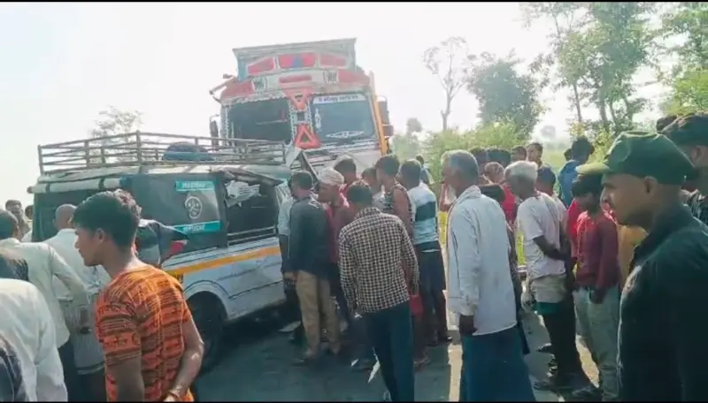 لکھیم پور-بہرائچ قومی شاہراہ پر سڑک حادثے میں آٹھ مزدووں کی موت
