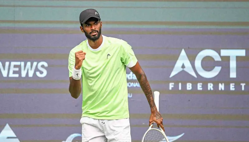 Bengaluru Open: Dhakshineswar Suresh dominates with impregnable serve to stun Ajdukovic