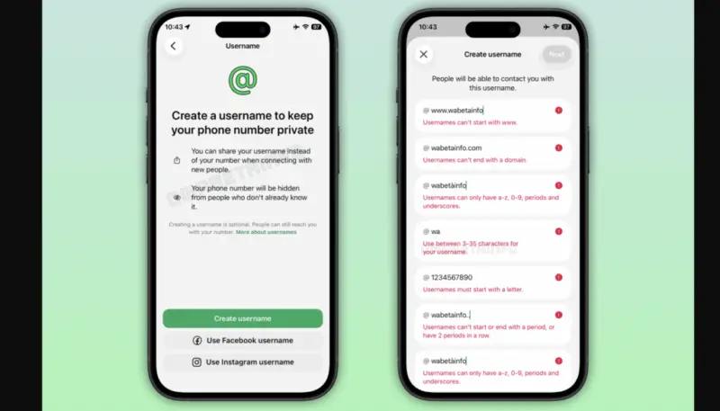 Whatsapp's Biggest Privacy Feature Rolls Out: Username Is Replacing Phone Numbers