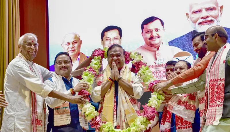 हिमंता बिस्वसर्मा झाले भाजपा, एनडीए विधिमंडळ पक्षाचे नेते