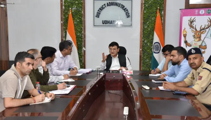 DC Udhampur reviews implementation of Nasha Mukt Bharat Abhiyan in district