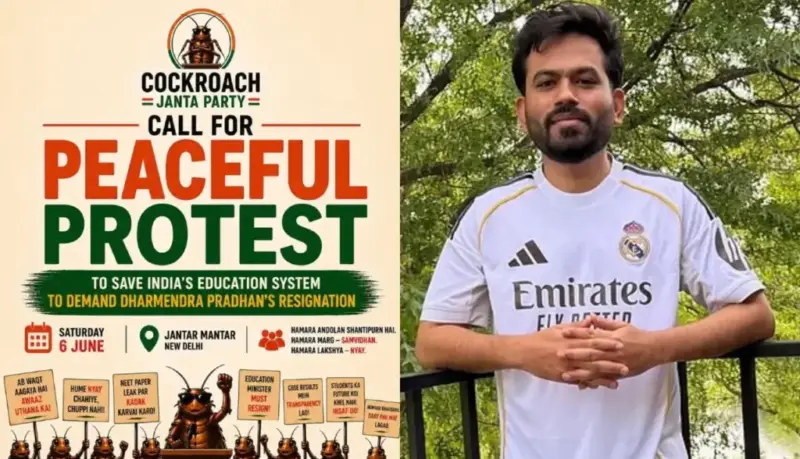 سی جے پی کے بانی ابھجیت دیپکے کی بھارت واپسی کا اعلان، امتحانات کے تنازعات پر وزیر تعلیم کا استعفیٰ مانگتے ہوئے 6 جون کا احتجاج