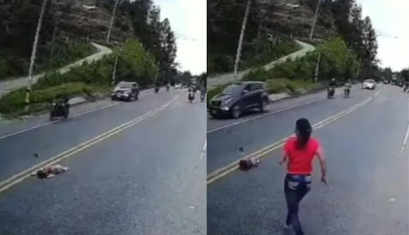 Video: चिमुकलीच्या अंगावरून तीन वाहनं गेली अन्.