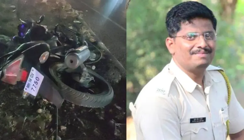 पोलिसकाकाचा अज्ञात वाहनाच्या धडकेत मृत्यू.