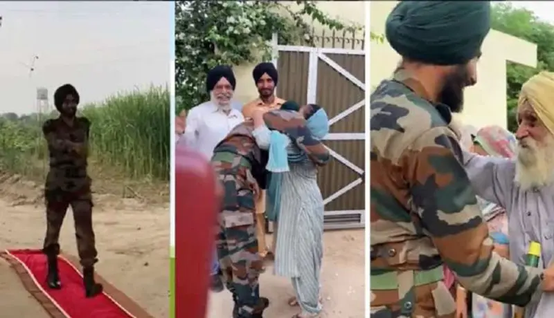 कौतुकाचा वर्षाव! जवानाचा Video पाहून पाणावतील डोळे.