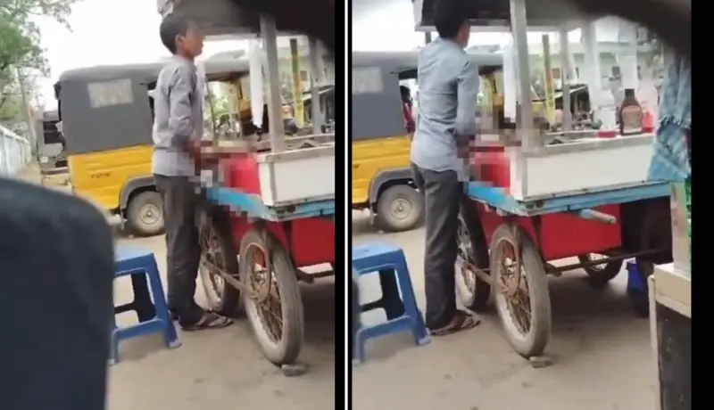 संतापजनक Video: आईस्क्रीमवाला हस्तमैथुन करून ग्लासमध्ये टाकत होता वीर्य.