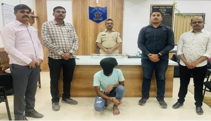 कोंढवा पोलिसांनी तडीपार आरोपीला कोयत्यासह केले जेरबंद.