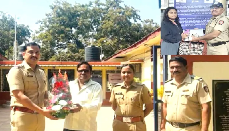 पुणे शहरातील रिक्षा चालकाचा प्रामाणिकपणा; मुंढवा पोलिसांकडून सत्कार.