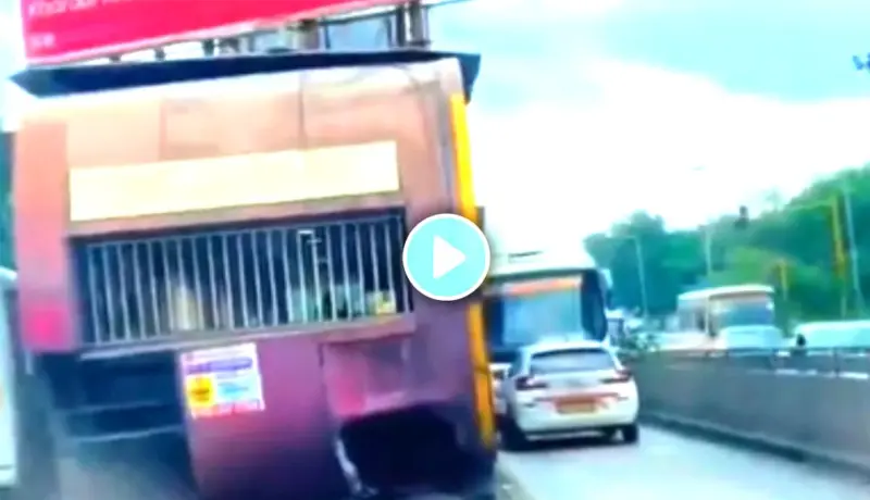 Video: 'पीएमपीएल' बस चालकाने बेशिस्त कार चालकाला घडवली अद्दल.