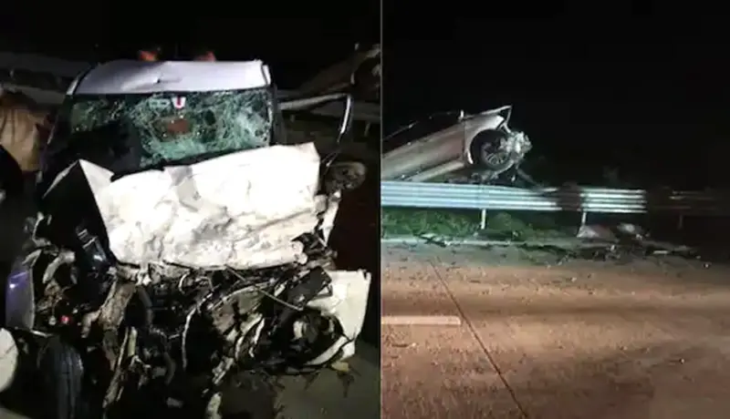 समृद्धी महामार्गावर पुन्हा भीषण अपघात; 7 जणांचा जागीच मृत्यू.