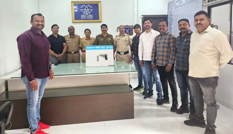 पुणे शहरात पिस्टल जवळ बाळगणाऱ्यास सहकारनगर पोलिसांनी घेतले ताब्यात.