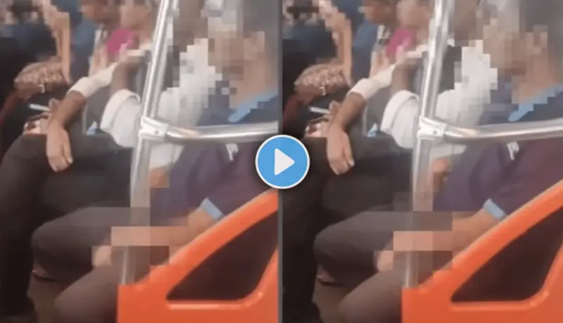 विकृती! मेट्रोत महिलांसमोरच केले हस्तमैथून; Video Viral.