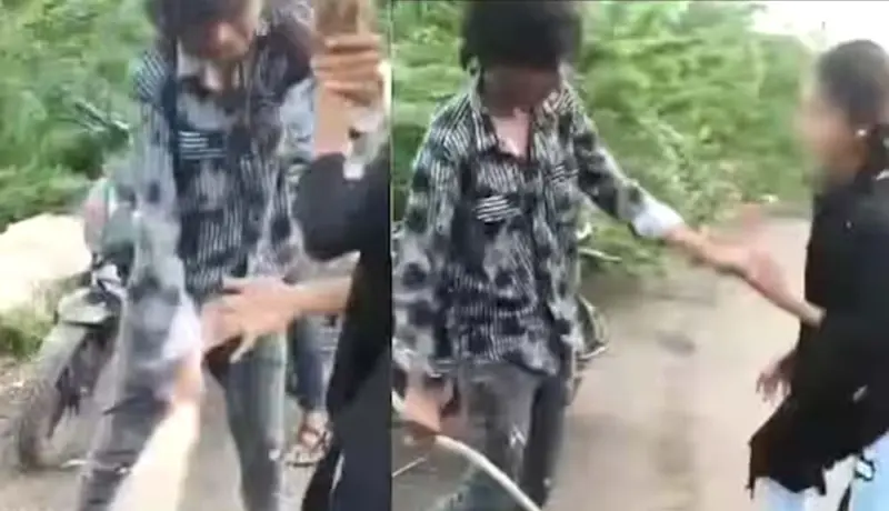 युवकाने भररस्त्यात युवतीला काठीने केली मारहाण; इतर मुलांशी का बोलतेस.
