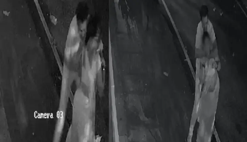 धक्कादायक Video: पहाटेच्या सुमारास महिलेला पाठीमागून येऊन मारली मिठी.