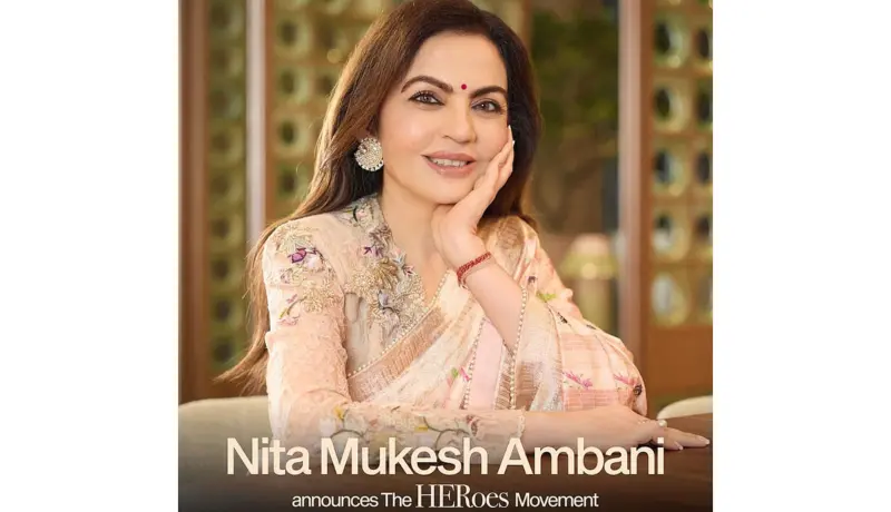 Nita Ambani launches 'HERoes' movement on International Women's Day 2026