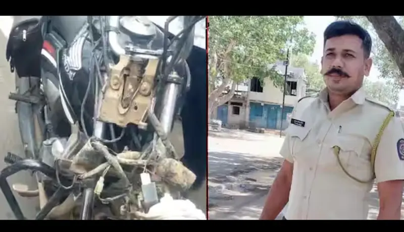 पोलिसकाकाचा नाईट ड्युटीवरुन घरी जाताना भीषण अपघातात मृत्यू.