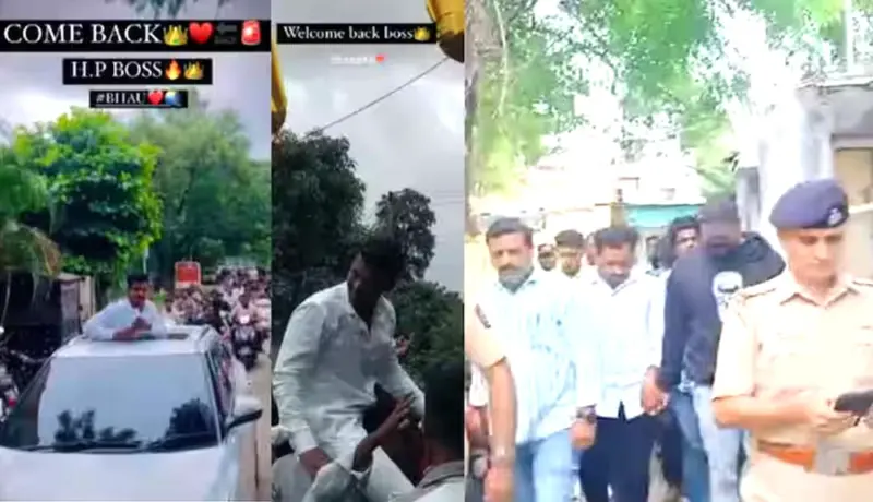 नाशिक पोलिसांनी कुख्यात गुंडांची भर रस्त्यावर काढली धिंड अन्.